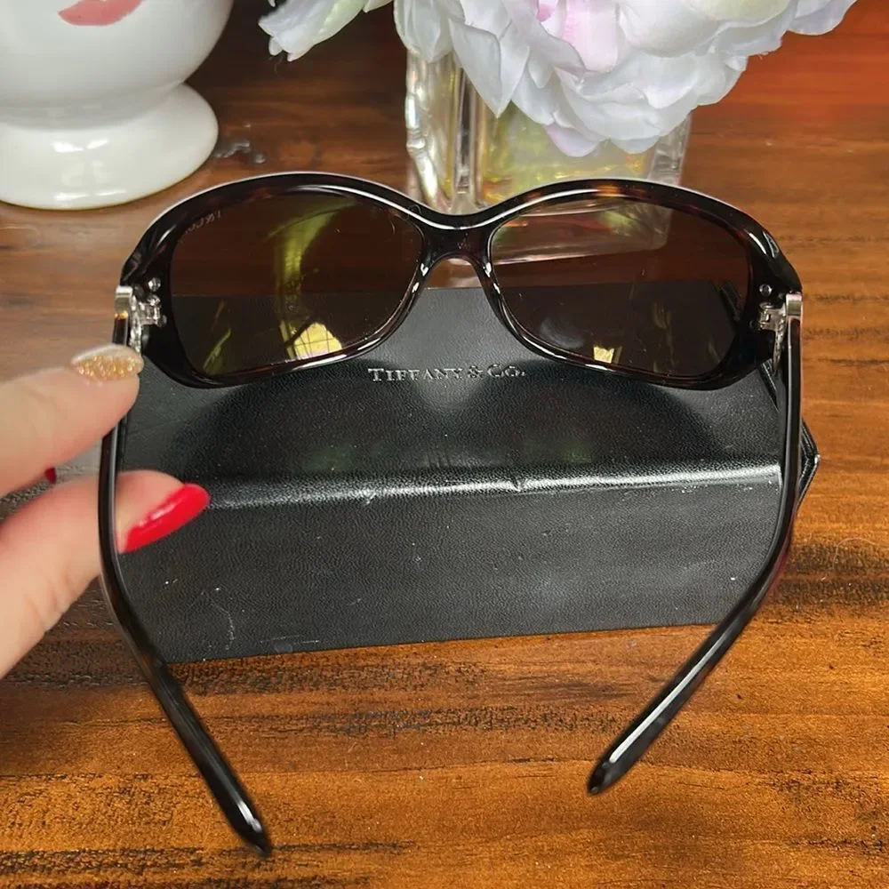 iffany Sunglasses TF4003B Color 80153G Dark Havana Never used vintage